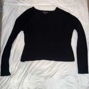 Black slightly cropped brandy Melville sweater